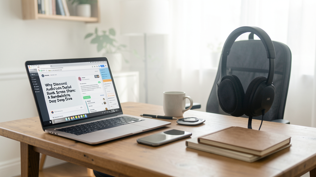 Editorial image illustrating Why Discord Audio Cuts Out During Screen Share: A Bandwidth Deep Dive